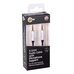 GTEK 3.5mm 4 Pole TRRS audio cable