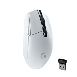 Logitech G305 Lightspeed Wireless Gaming Mouse (White)