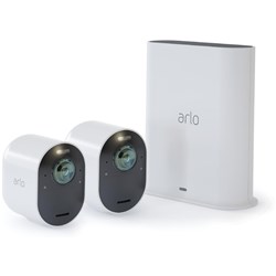 Arlo Ultra 2 4K UHD Wire-Free Security Spotlight Camera System   2 Cameras & Smart Hub