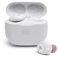 JBL Tune 125 True Wireless In-Ear Headphones (White)