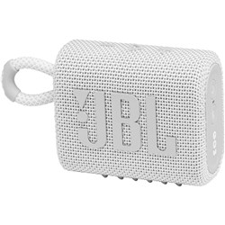 JBL Go 3 Mini Portable Bluetooth Speaker (White)