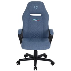 ONEX STC Compact S Series Gaming/Office Chair (Cowboy) with Short pile Linen Fabric