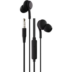 XCD XCD23003 Wired In-Ear with Mic Headphones (Black)