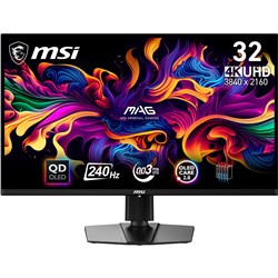 MSI MAG 321UPX 32' 4k UHD 240Hz QD-OLED Gaming Monitor