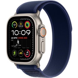 Apple Watch Ultra 2  49mm Natural Titanium Case GPS + Cellular Trail Loop (Blue) [M/L]