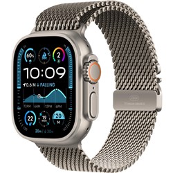 Apple Watch Ultra 2  49mm Natural Titanium Case GPS + Cellular Milanese Loop [Large]