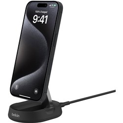 Belkin BoostCharge Pro Convertible Magnetic Qi2 Charging Stand (Black)