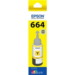 Epson T664 Ecotank Ink Bottle (Yellow)