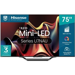 Hisense 75' U7NAU ULED Mini-LED 4K Smart TV [2024]