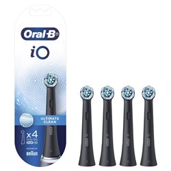 Oral B IO Refills Ultimate Clean Black [4 Pack]