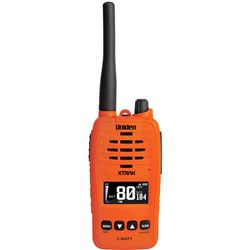 Uniden XTRAK50 5 Watt Waterproof Smart UHF Handheld Radio (Orange)