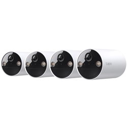 TP-Link Tapo 2K 3MP Smart Wire-Free Security System (4-pack)