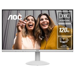 AOC 24B30H2/BW 23.8' FHD 120Hz IPS Ultra Slim Monitor (White)
