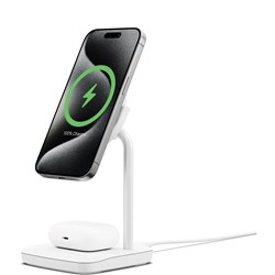 Cygnett Qi2.0 2-in-1 Wireless Chargebase (White)