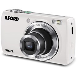 Ilford PIXI-Z 5x Zoom Digital Compact Camera (White)