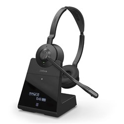 Jabra 9659-583-117 Wireless Engage 75 SE Stereo DECT Headset (Black)