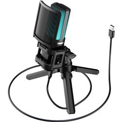 Playmax RGB Black Microphone