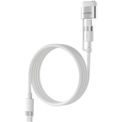 ALOGIC SnapSafe USB-C to C and MagSafe 3 Charge Cable 2m (White)