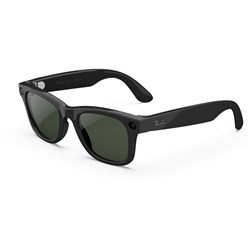 Ray-Ban | Meta Wayfarer Large Gen 2 AI Glasses (Shiny Black/Transitions Green Graphite)