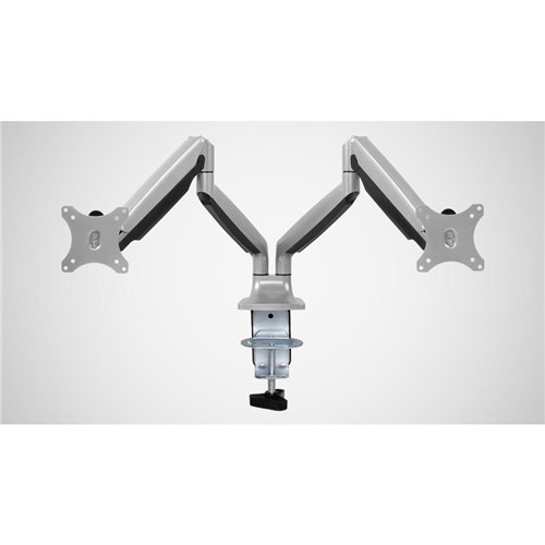 EzyMount Ergovida Gas Spring Double Arm Monitor Arm