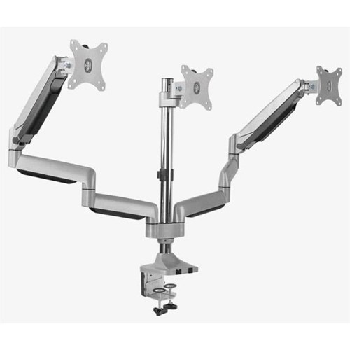 EzyMount Ergovida Gas Spring Triple Arm Monitor Arm