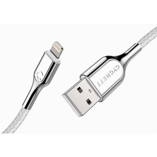 Cygnett Armoured Lightning to USB-A Cable 3m (White)