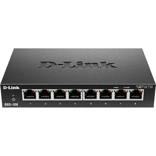 D-Link 8-Port Gigabit Desktop Switch (Metal Housing)