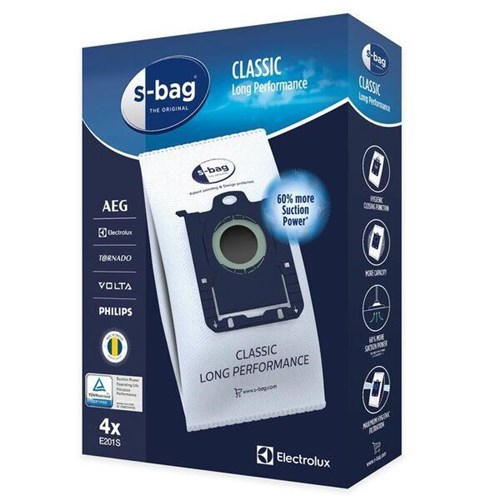 Electrolux E201S Vacuum Bags (4 Pack)