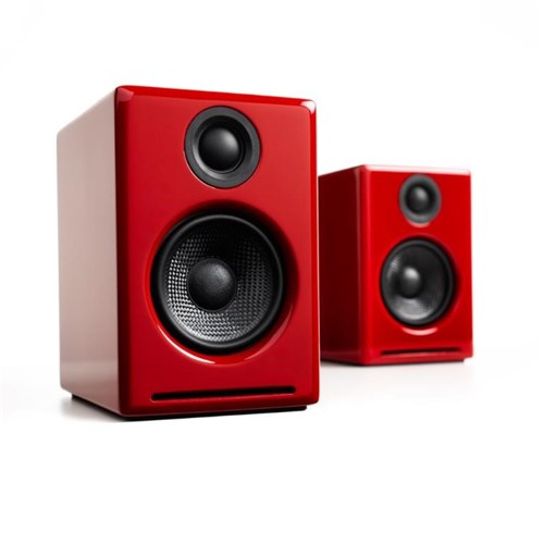 Audioengine A2+ Wireless Computer Speakers (Gloss Red)