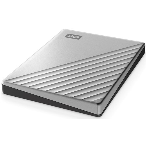 WD My Passport Ultra 4TB Portable Hard Drive USB-C (Silver)