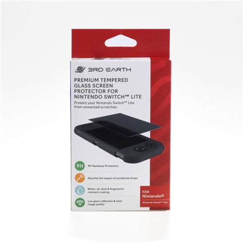 3rd Earth Premium 9H Tempered Glass Screen Protector for Nintendo Switch  Lite