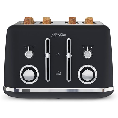 Sunbeam Alinea Collection 4 Slice Toaster (Black)