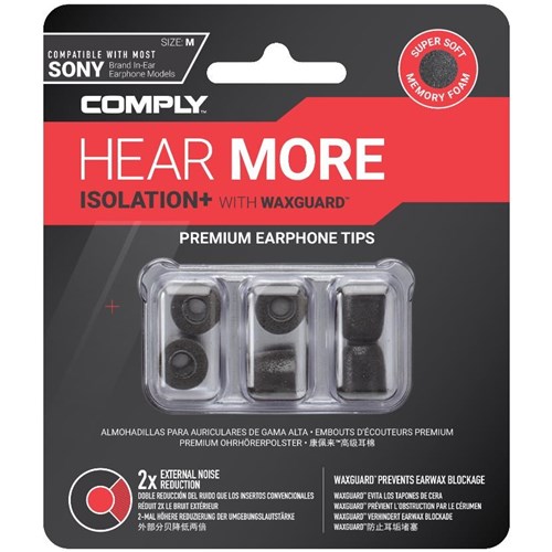 Comply Isolation Plus TX-200 Tips for SONY (Medium)
