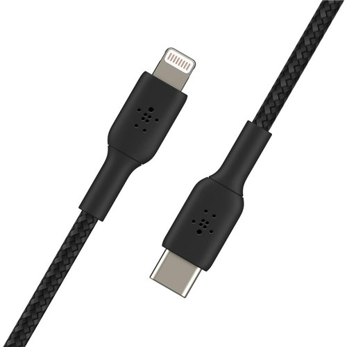 Belkin BoostUp Charge USB-C to Lightning Braided Cable 2m (Black)