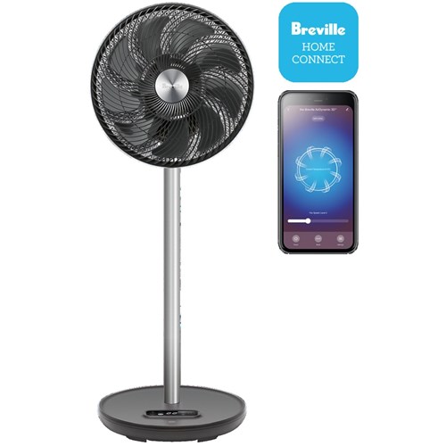 Breville the AirDynamic 3D Connect Circulator Pedestal Fan