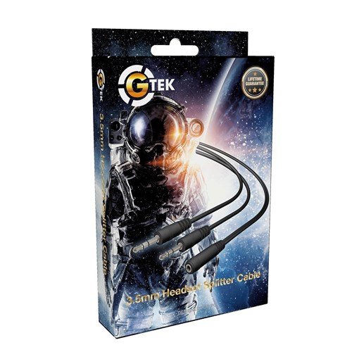 GTEK 3.5mm PC Splitter Cable