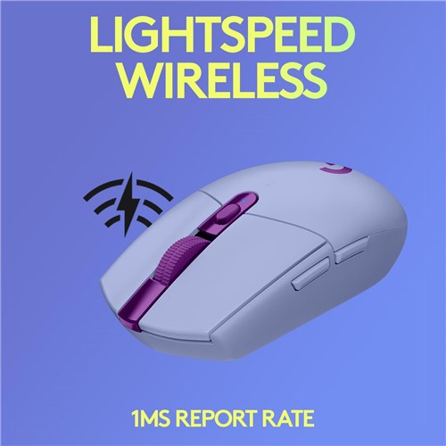 Logitech G305 Lightspeed Wireless Gaming Mouse (Lilac)