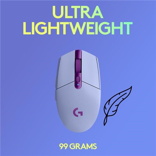 Logitech G305 Lightspeed Wireless Gaming Mouse (Lilac)