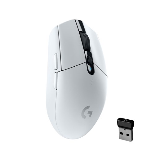 Logitech G305 Lightspeed Wireless Gaming Mouse (White)