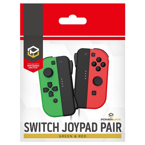 Powerwave Switch Joypad Pair Green & Red for Nintendo Switch