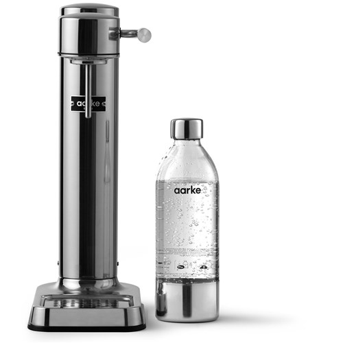 Aarke Carbonator III Sparkling Water Maker (Polished Silver)