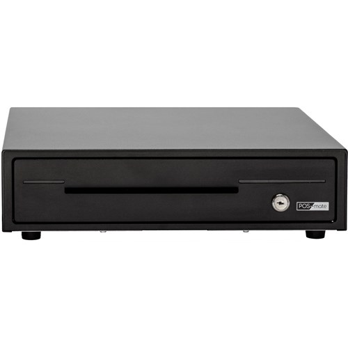 POS-mate Printer Driven Standard Cash Drawer (Black)