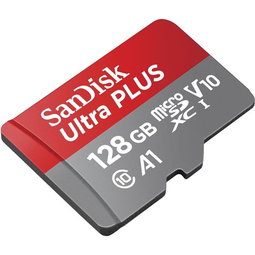 SanDisk Ultra Plus microSDXC 128GB 130MB/s Memory Card