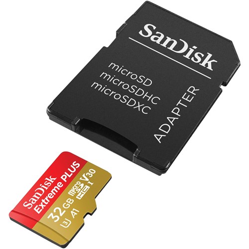 Sandisk Extreme Plus micro SDHC 32GB Memory Card