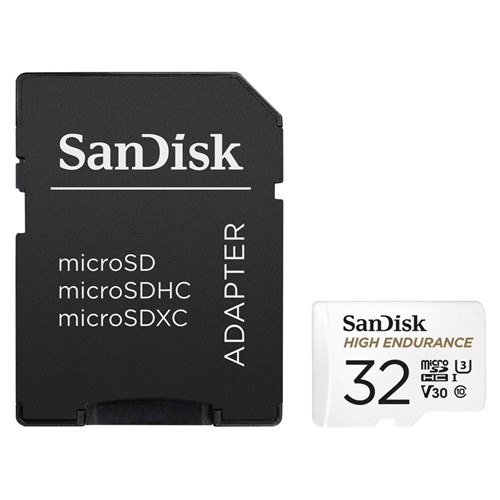 SanDisk High Endurance MicroSDHC 32GB Memory Card