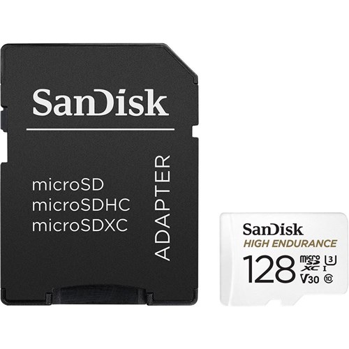 SanDisk High Endurance MicroSDXC 128GB Memory Card