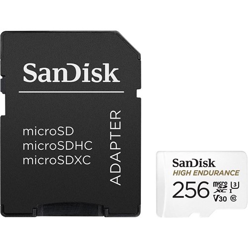 SanDisk High Endurance MicroSDXC 256GB Memory Card