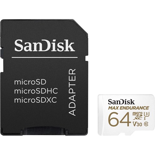 SanDisk Max Endurance MicroSDXC 64GB Memory Card