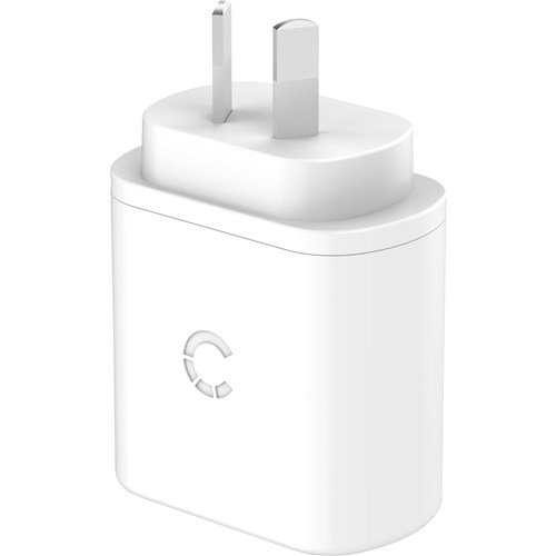 Cygnett PowerPlus 32W USB-C PD Dual Port Wall Charger (White)