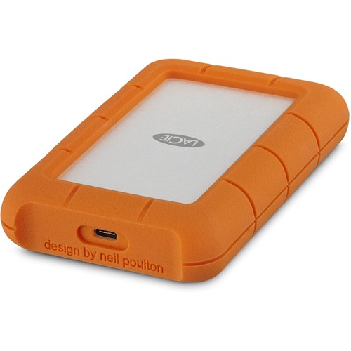 LaCie Rugged 5TB USB-C Portable Hard Drive